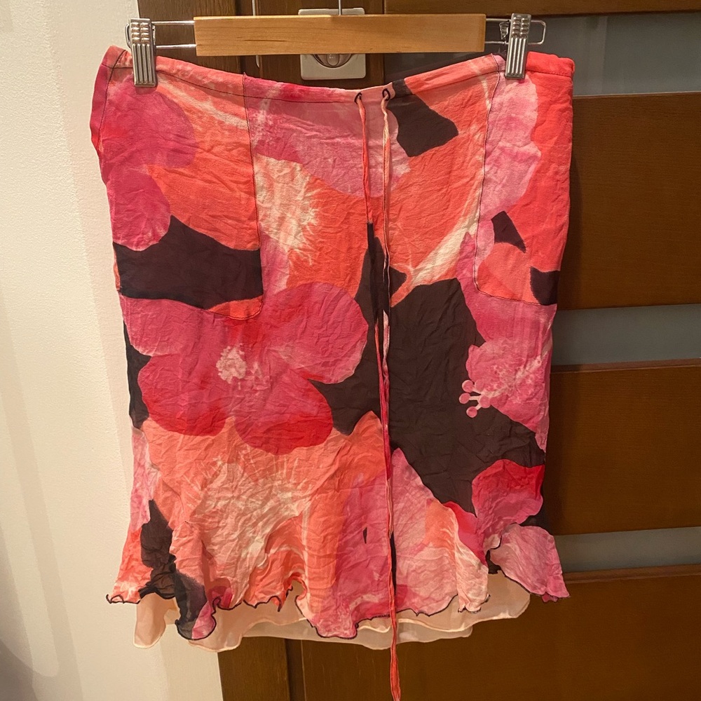 Blumarine Silk Skirt